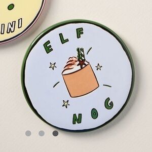 Nephthys Illustrated Elf Nog Coaster Anthropologie